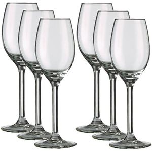 18x Port/Sherryglazen Transparant 140 ml Serie Esprit - 14 Cl - Likeurglazen