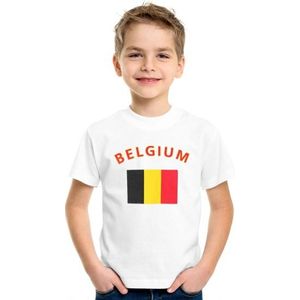 Belgische vlaggen t-shirts voor kinderen - Feestshirts