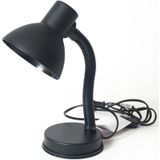 Zwarte leeslamp/bureaulamp 16 x 12 x 30 cm - Bureaulampen