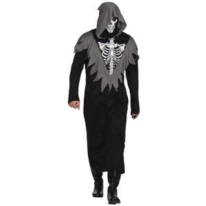 Horror skelet bewaker kostuum - Carnavalskostuums