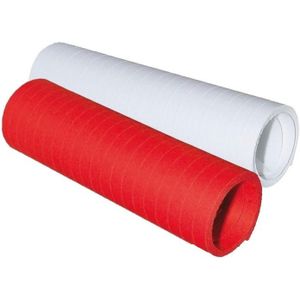Serpentine rolletjes rood en wit x 4 meter - Serpentines