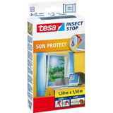 1x Tesa hor tegen insecten en zon zwart 1,3 x 1,5 meter - Raamhorren