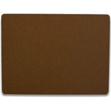 Mars &amp; More tafel placemat jungle print wit - 4x stuks - kurk - 30 x 40 cm - Onderleggers - Placemats