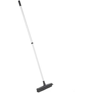 5Five Bezem - rubber - 2 in 1 - met trekker - telescopisch - 31 cm - gladde vloeren