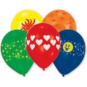 8 verschillende gekleurde ballonnen - Ballonnen