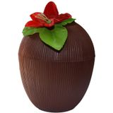 20x Tropisch thema kokosnoot cocktail bekers 250 cm - Feestbekertjes