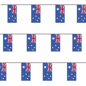 3x Papieren vlaggenlijnen Australie - Vlaggenlijnen