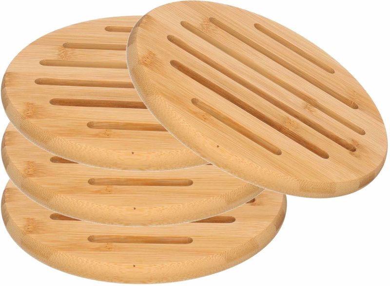 Zeller - Pannenonderzetters - Hout - Dia 20 cm - Dikte 1.5 cm