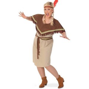 Grote maat Pocahontas kostuum voor - Carnavalsjurken