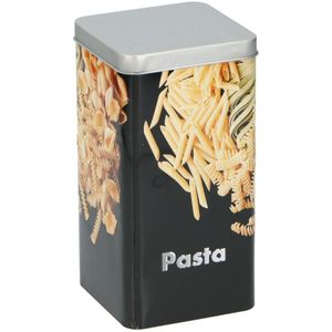 1x Metalen pasta/macaroni voorraadpotten 2000 ml - Voorraadblikken