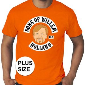 Grote maten Sons of Willem oranje shirt heren - Feestshirts