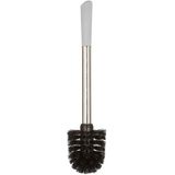 5Five - 2x WC-/toiletborstels met houder wit mat keramiek 36 cm