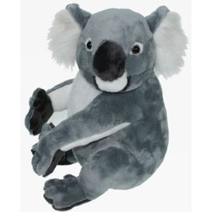 Pluche Knuffel Koala Beer Grijs 33 cm - Dieren Knuffels Voor Kinderen