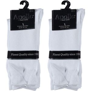 6 Paar voordelige witte sokken voor heren - Sokken