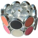 Bling armband met kleurtjes - Verkleedsieraden