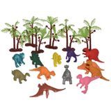 Speelgoed set dinosaurussen in emmer - Speelfigurenset