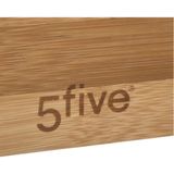 Set van 3x stuks bamboe ladekast/keukenspullen/kantoor vakjes/sorteerbakjes 38 x 8 x 7 cm - Bestekbakken