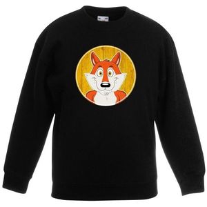 Sweater vos zwart kinderen - Sweaters kinderen