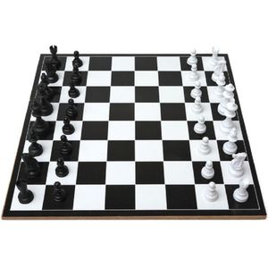 Reisspellen 2-in-1 set van schaken en erger je niet - Geschikt voor alle leeftijden - 2 spelers - 35 x 30 cm
