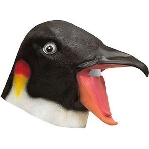 Latex dieren masker pinguin - Verkleedmaskers