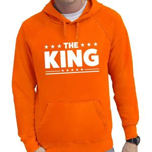 Oranje The King hoodie heren - Feesttruien