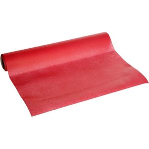 Cosy &amp; Trendy Tafelloper - papier -  rood - 480 x 40 cm - Feesttafelkleden