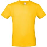 B&C - Basic T-shirt - Geel - Set van 2 - Ronde Hals - Katoen - 145 grams