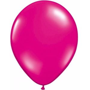 Zakje 25 magenta roze party ballonnen - Ballonnen
