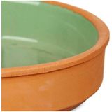 La Dehesa - Set 8x tapas/creme brulee schaaltjes terracotta/groen 16cm