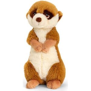 Pluche Knuffel Stokstaartjes van 22 cm - Dieren Knuffelbeesten Voor Kinderen Of Decoratie