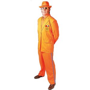 Oranje kostuum Bobo - Carnavalskostuums