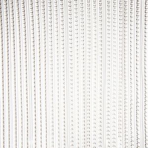 Vliegengordijn/deurgordijn grijs transparant 93 x 220 cm - Vliegengordijnen