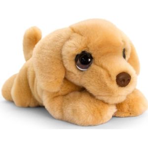 Keel Toys Pluche Labrador Bruin Honden Knuffel 37 cm - Honden Knuffeldieren - Speelgoed Voor Kind