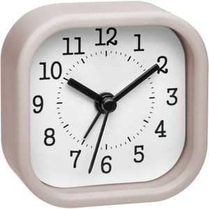 TFA Dostmann 60.1035.16 Wekker Quartz Pastelroze Alarmtijden: 1