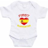 First Spanje supporter rompertje baby - Feest rompertjes