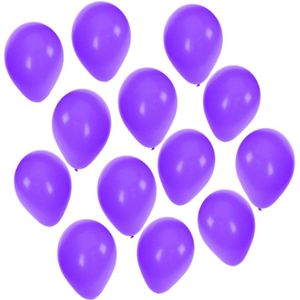 Zakje 50x paarse party ballonnen - Ballonnen