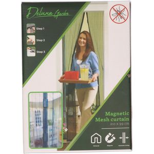 Magneet hordeur, 95x260cm Netgordijn Zonder boren, Past op alle