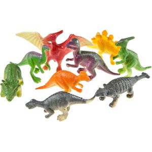 LG-Imports Dinosaurus speelgoed set - voor kinderen - 24x stuks - plastic