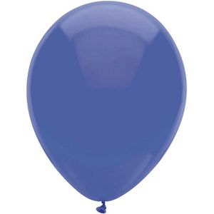 Ballonnen - marine blauw - verjaardag/thema feest - 100x stuks - 29 cm - Ballonnen