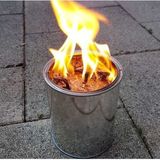 10x Tuindecoratie tuinverlichting fakkel 11 x 13 cm 5-8 branduren - Fakkels