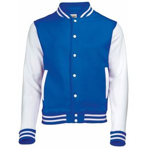 AWDis - College Jacket - Blauw - Katoen/Polyester - Classic Model