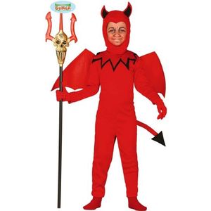 Duivel jumpsuit voor kinderen - Carnavalskostuums