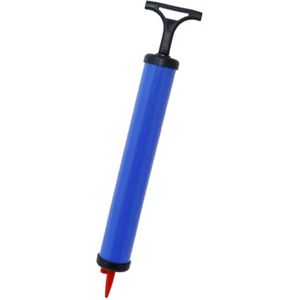 Ballenpomp/luchtpomp - met naald - blauw - 28 cm - Ballenpompen