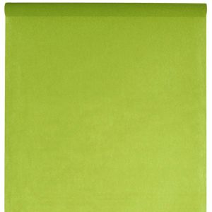 Feest tafelkleed op rol - groen - 120 cm x 10 m - non woven polyester - Feesttafelkleden