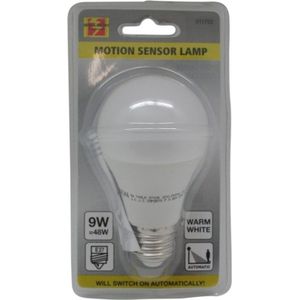 LED lamp / plafondlamp met bewegingssensor E27 - Lamp (bolletje)