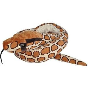 Pluche birmese python slangen knuffels 280 cm - Knuffeldier