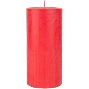Rode cilinderkaarsen/ stompkaarsen 15 x 7 cm 50 branduren  - Stompkaarsen