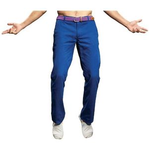Blauwe heren broek van katoen - Chino broeken