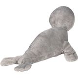 Pluche knuffel zeehond grijs 40 cm met baby van 20 cm - Knuffel zeedieren