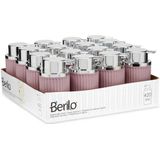 Luxe zeeppompje/dispenser Roma - 2x - roze/zilver - kunststof - 8 x 15 cm - 420 ml - Zeeppompjes